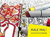 Male mal - Ausmalposter